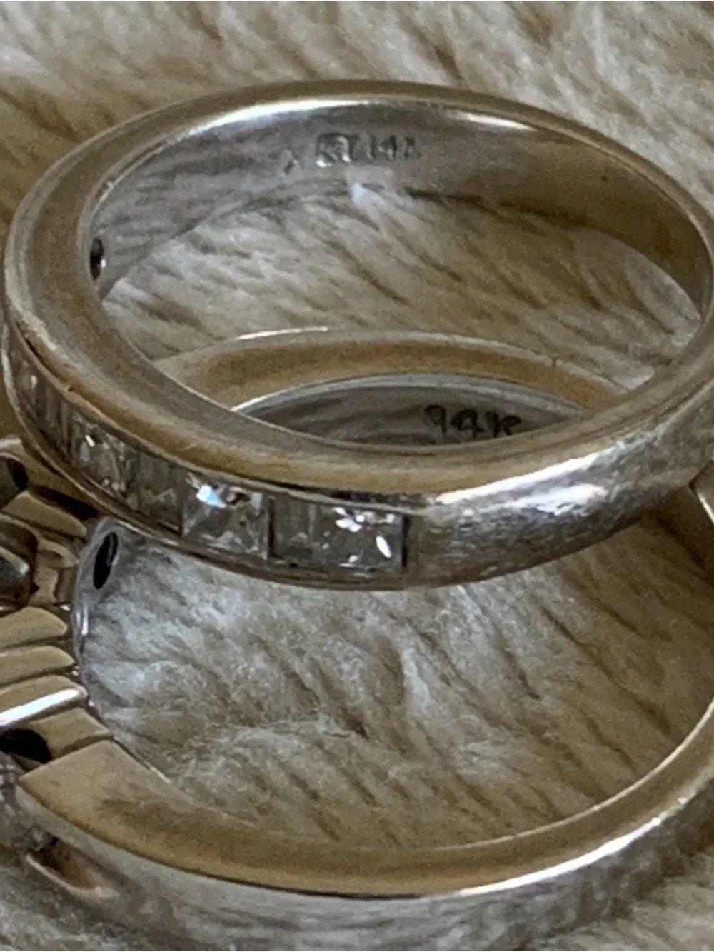 Diamond Bridal set with certificate of authenticity